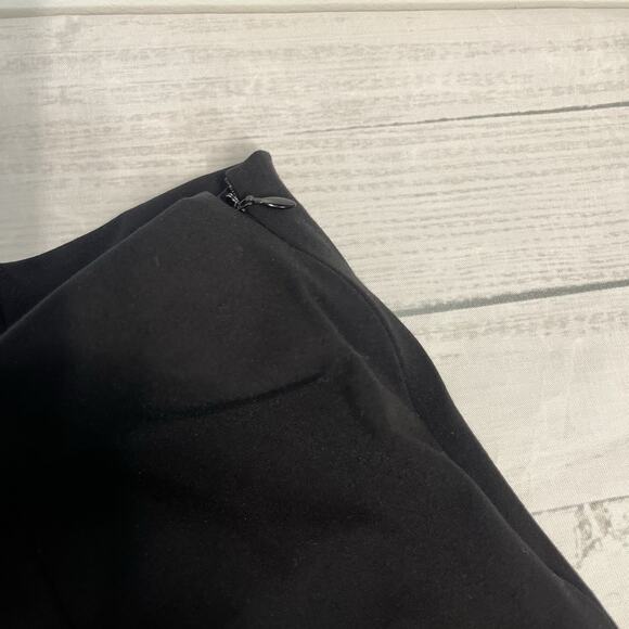 Ming Wang Trouser Pants size Large Black Stretch Casual Career Capri - Picture 4 of 8